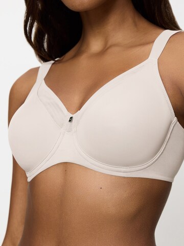 TRIUMPH T-shirt BH ' True Shape Sensation ' in Beige