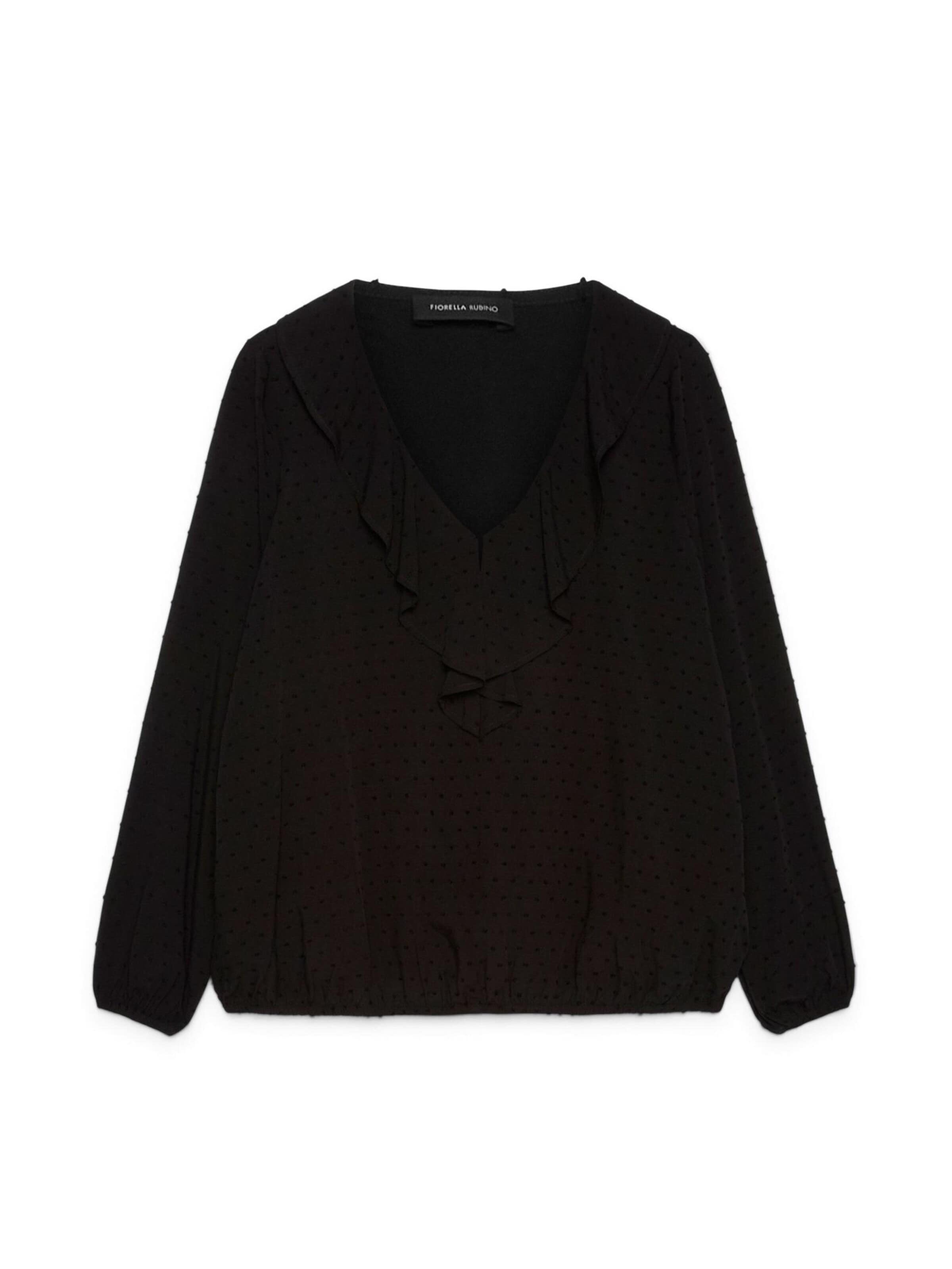 Fiorella Rubino - Blusa en negro: frente