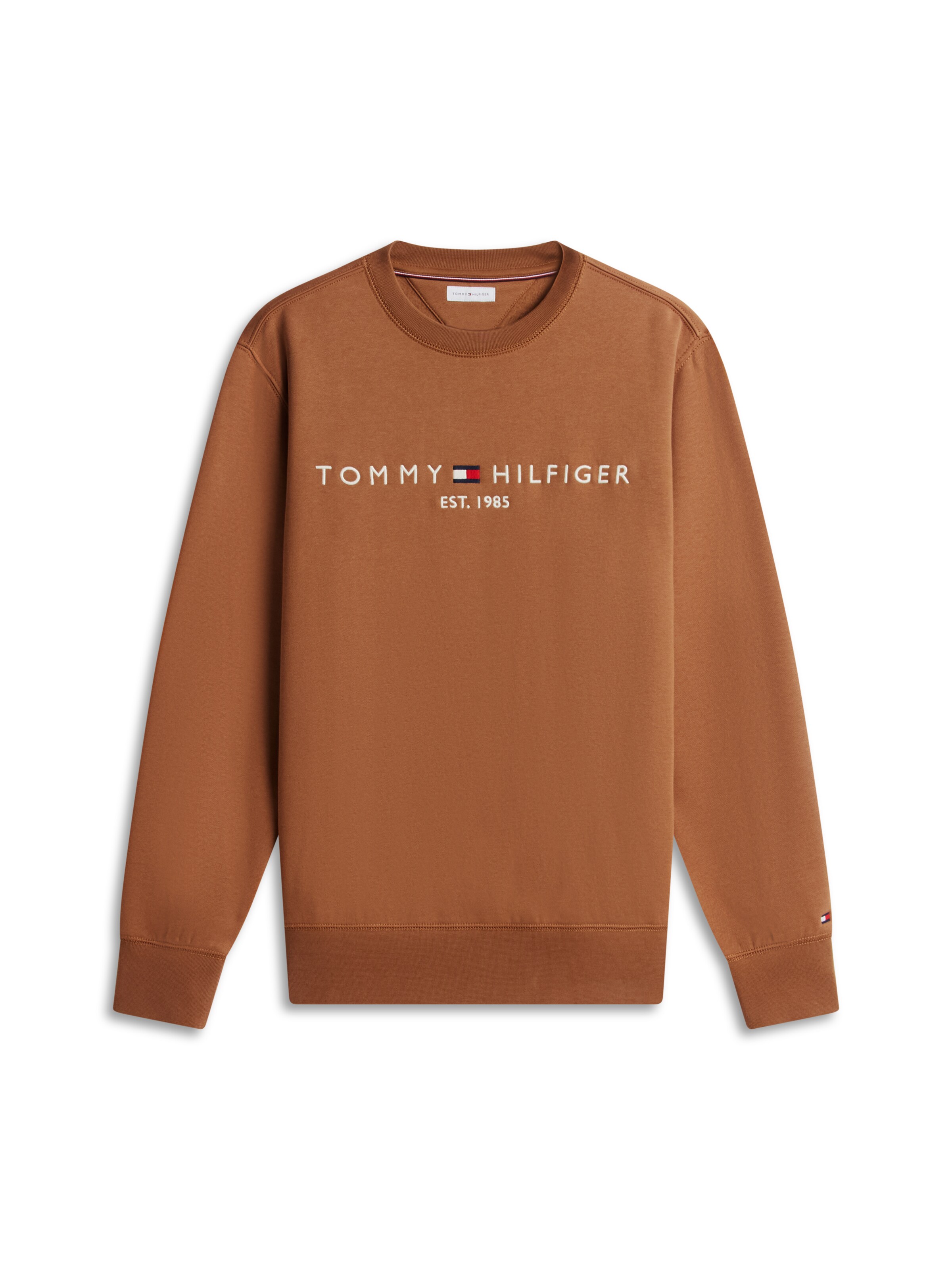 TOMMY HILFIGER Свитшот в Коричневый: спереди