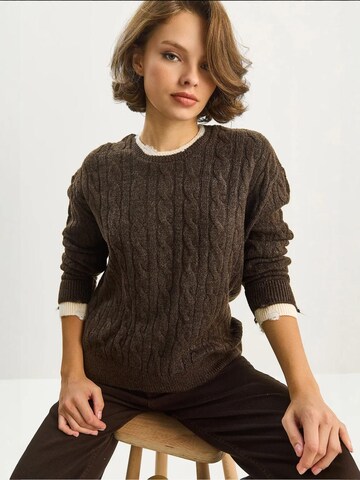 Pull-over 'Pullover' Bianco Lucci en marron