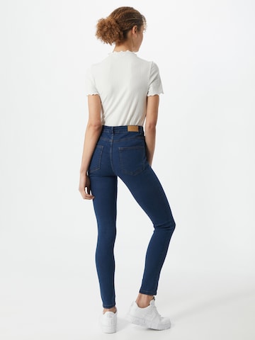 VERO MODA Skinny Farkkuleggingsit 'Judy' värissä sininen