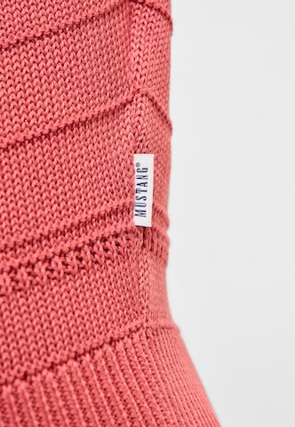 MUSTANG Sweater 'Silas' in Pink