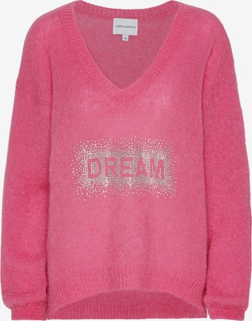 Pull-over oversize 'Silja' americandreams en rose : devant
