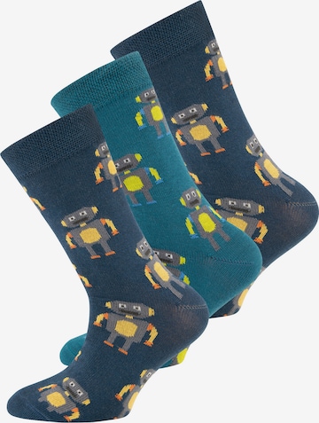 EWERS Socken in Blau: predná strana