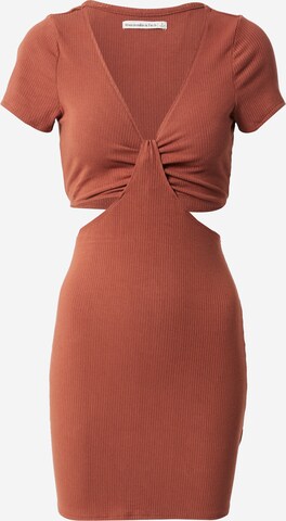 Abercrombie & Fitch Sukienka w kolorze brązowy: przód