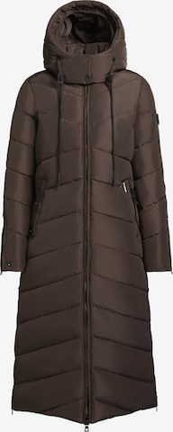 khujo - Sobretudo de inverno 'Hurce' em castanho: frente