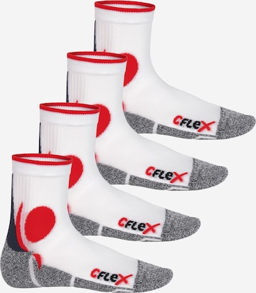 cflex Sportsocken in Rot: Vorderseite