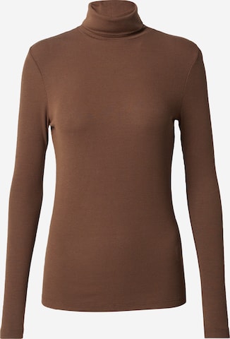 T-shirt 'Fenja' Soft Rebels en marron : devant