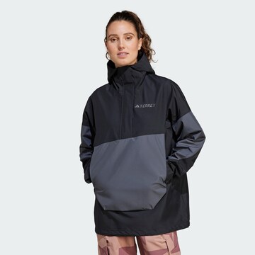 ADIDAS TERREX Outdoorjacke 'Xploric' in Schwarz: Vorderseite