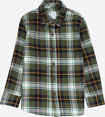 GAP Regular fit Button up shirt in Green: front