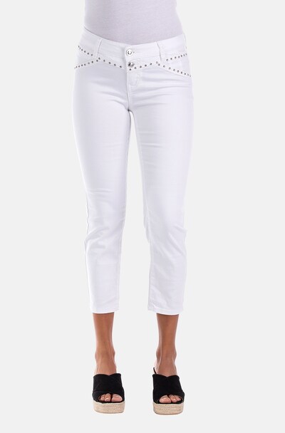 Blue Monkey Jeans 'Sandy' in White, View model