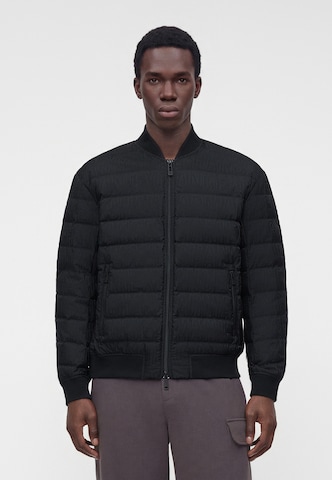 ARMANI EXCHANGE Демисезонная куртка в Черный: спереди