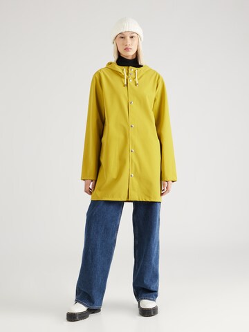 Stutterheim Between-Season Jacket 'Stockholm' in Yellow: front