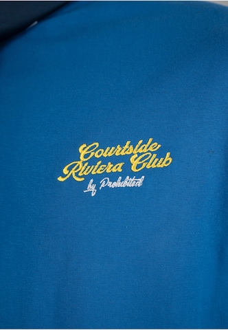 T-Shirt 'Athletic & Health Club' Prohibited en bleu