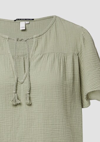QS Bluse in Grün