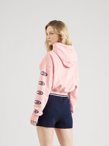 Tommy Jeans Mikina – pink