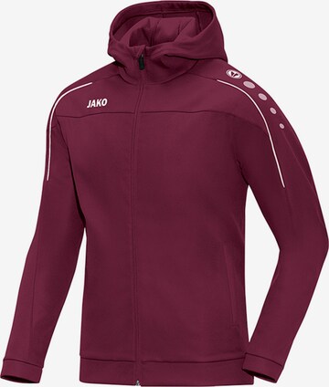 JAKO Athletic Jacket in Red: front