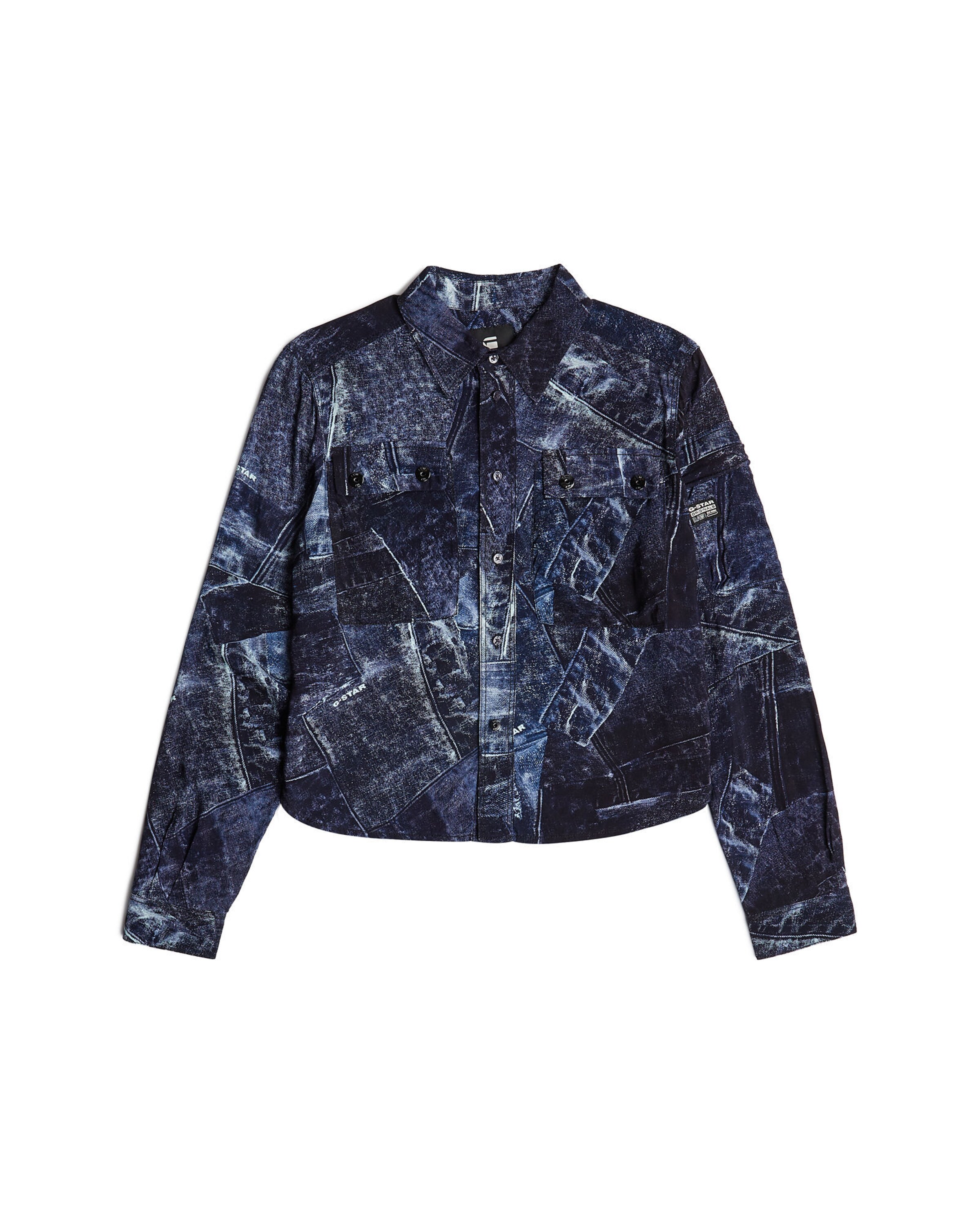G-STAR Blouse 'Print' in Mixed colors: front