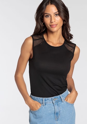 MELROSE Top in Black: front