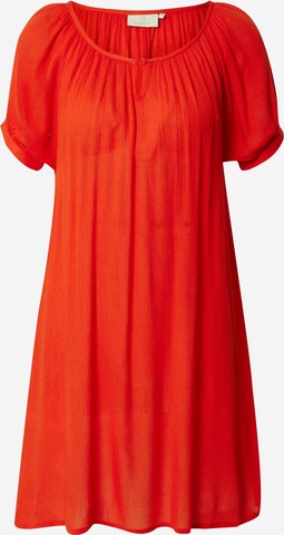 Kaffe Tuniek 'Amber' in Rood: voorkant