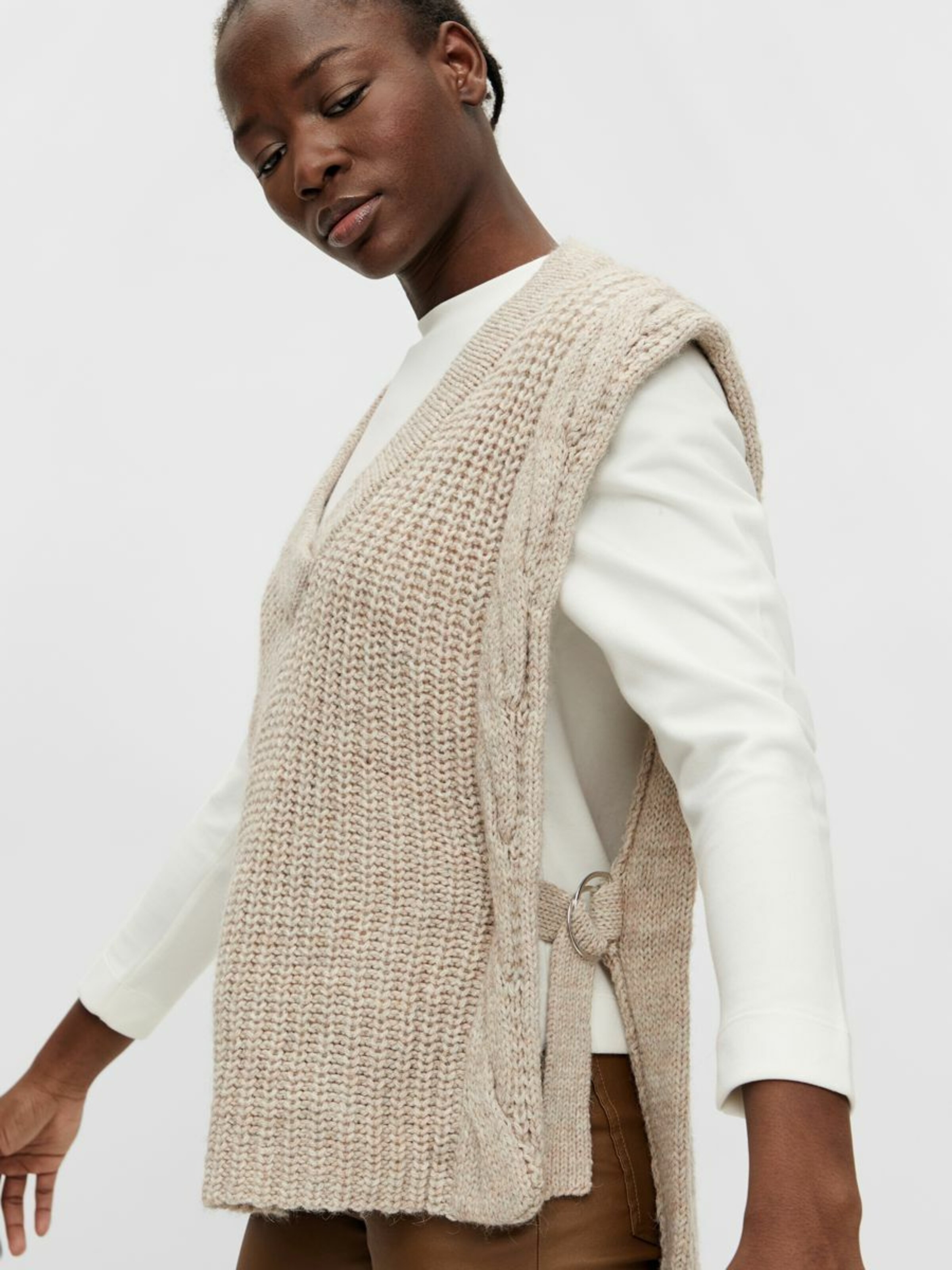 Frauen Pullover & Strick OBJECT Pullover in Sand - UU23422 Frauen Pullover & Strick OBJECT Pullover in Sand - UU23422
