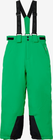 NAME IT - Calças funcionais 'NKNSLOPE10' em verde: frente