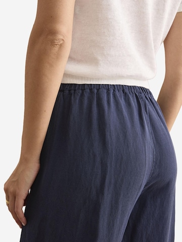 Loosefit Pantalon Il Lanificio en bleu