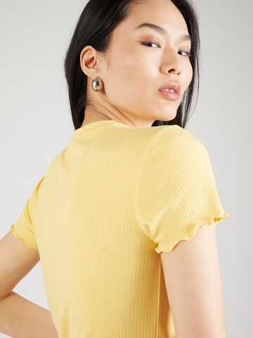 PIECES Shirt 'Nicca' in Yellow