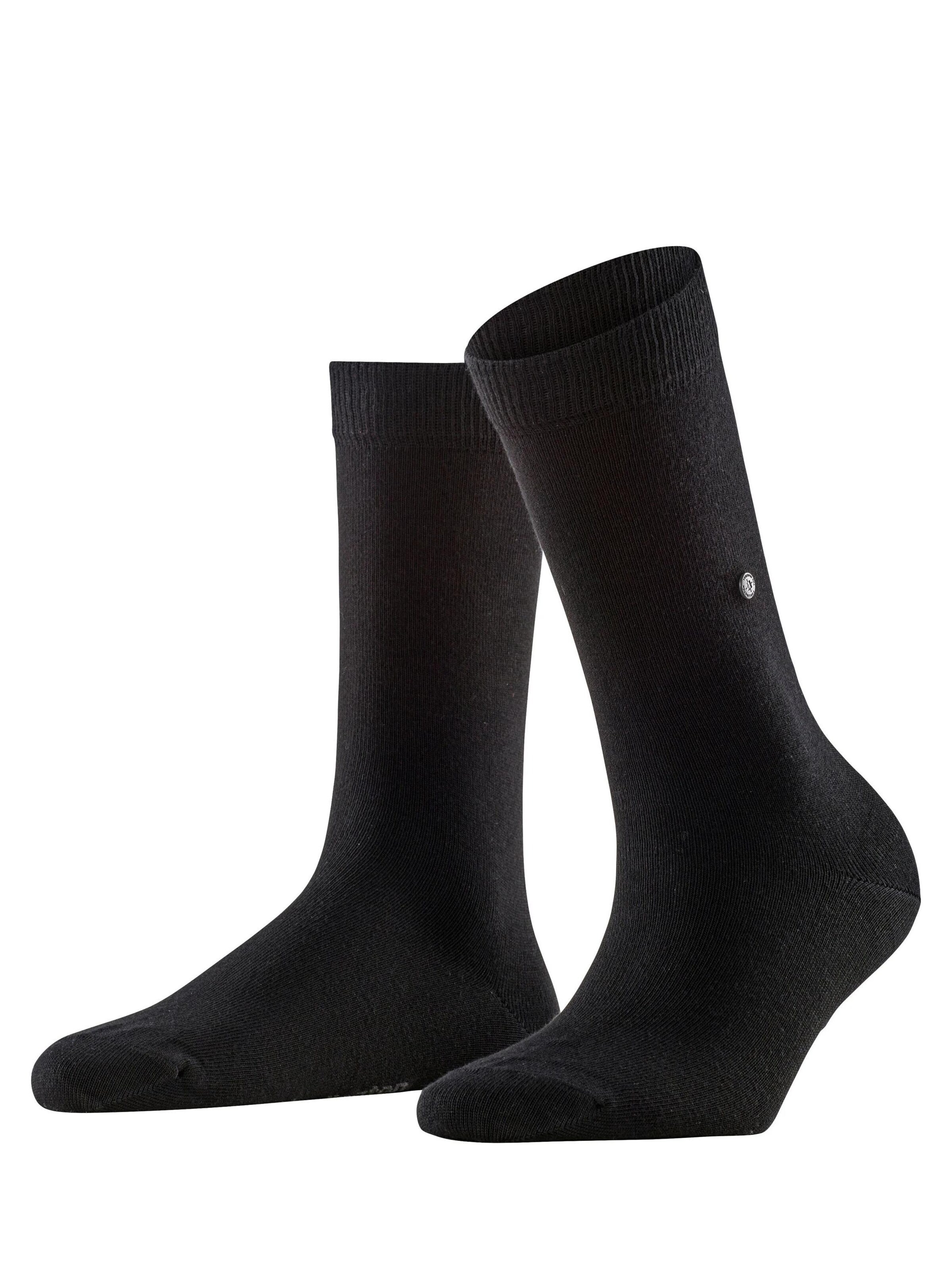 BURLINGTON Socken 'Brit Style'‌‌‌‌‌‌‌ in Schwarz