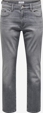 Only & Sons Regular Jeans 'Weft' in Grijs: voorkant