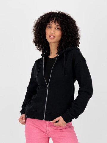 Alife and Kickin Sweatjacke 'RanaAK' in Schwarz: Vorderseite