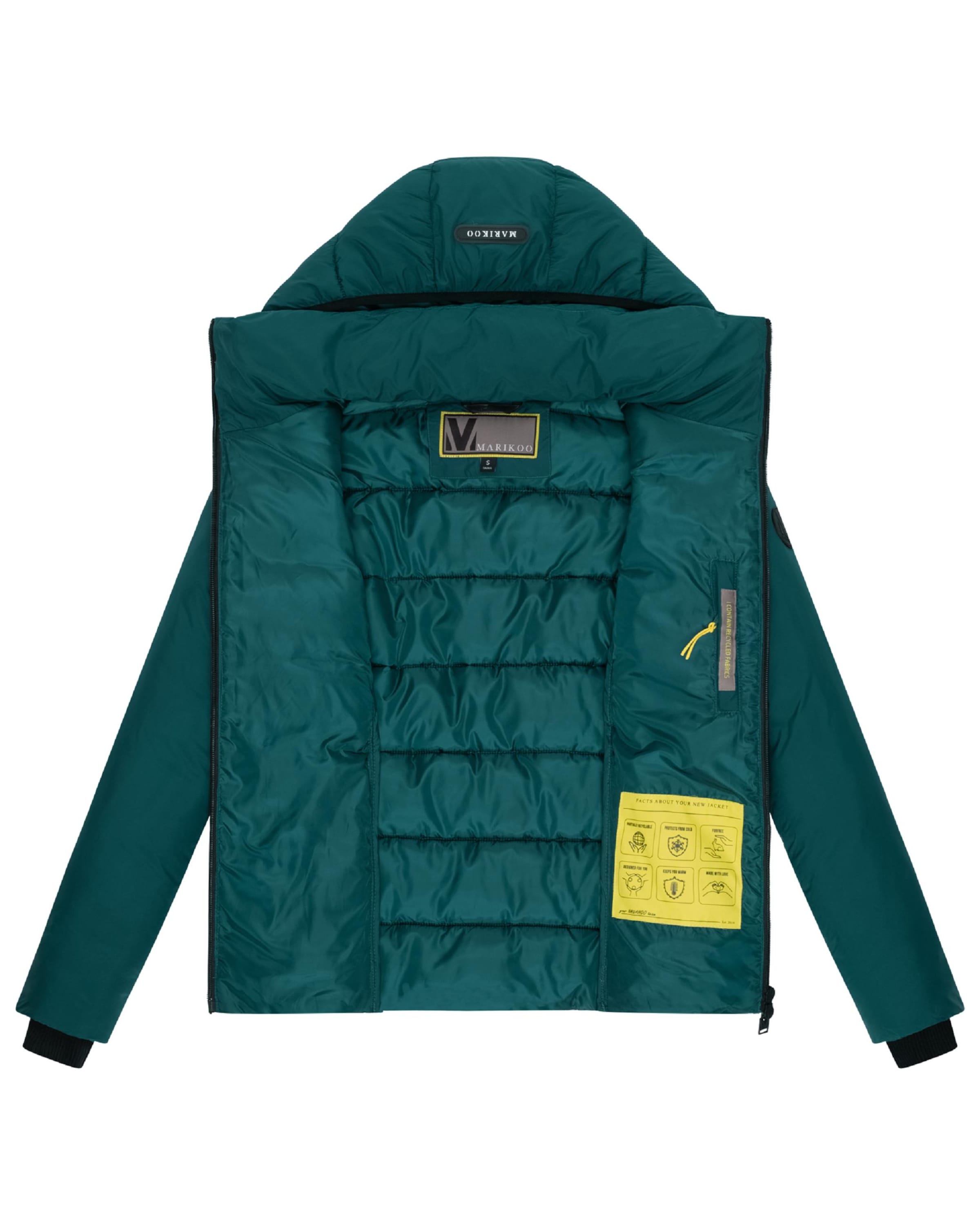 Giacca invernale 'Radaa 16' di MARIKOO in verde