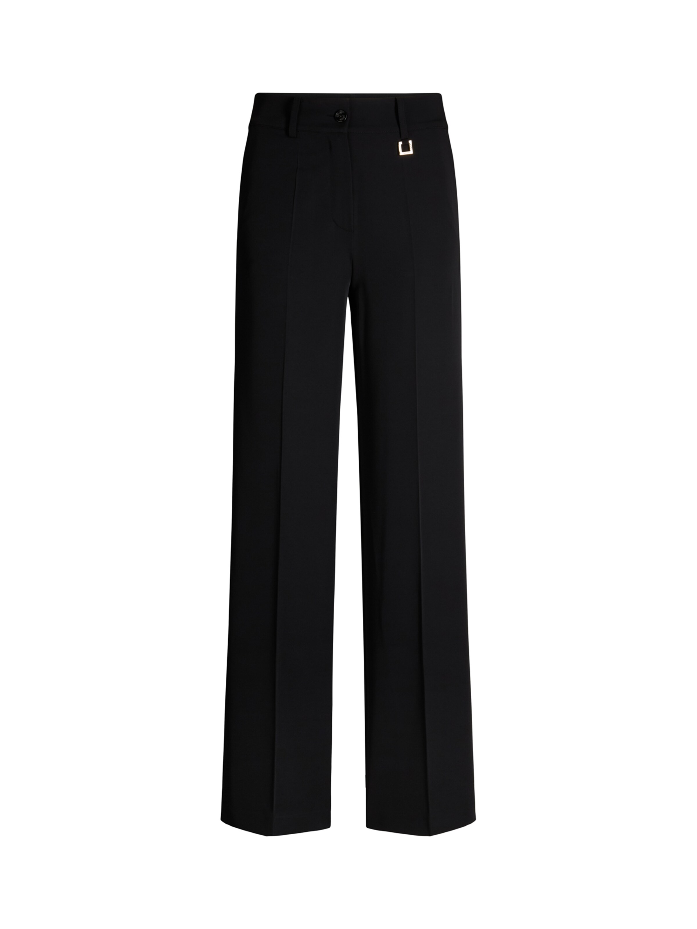 JOOP! Wide Leg Hose 'Phoebe' in Schwarz: Vorderseite