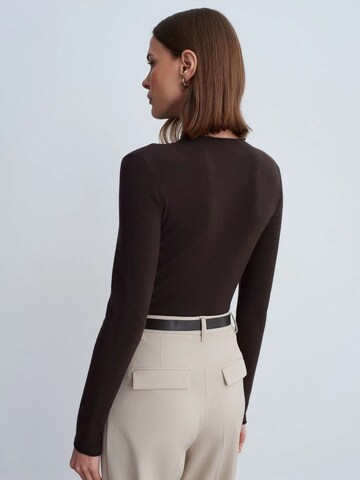 Dilvin Sweater 'Pullover' in Brown