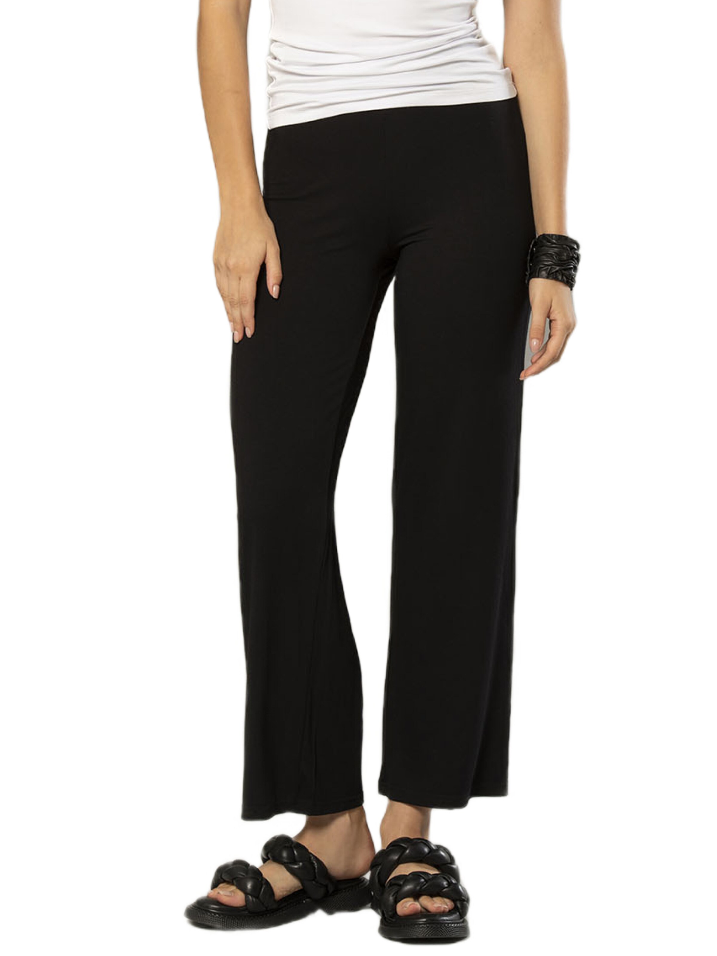 Regular Pantalon Erdem en noir : devant