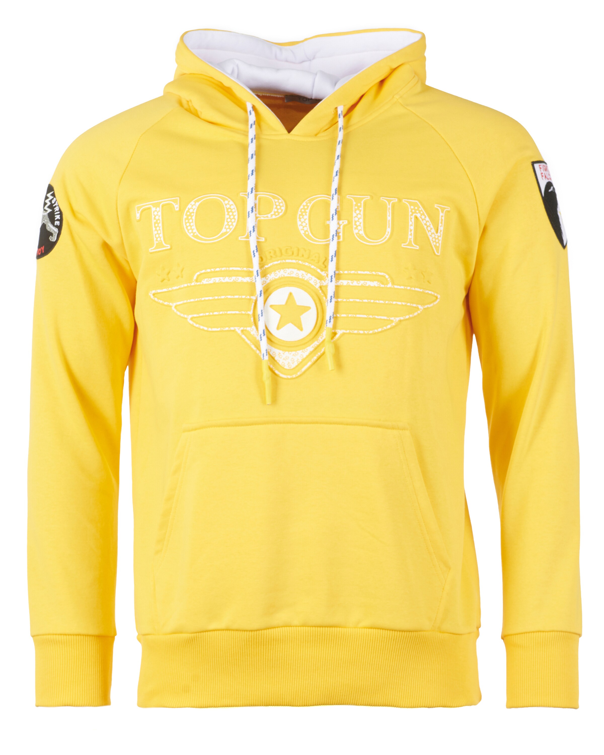 TOP GUN Sweatshirt in Yellow: front