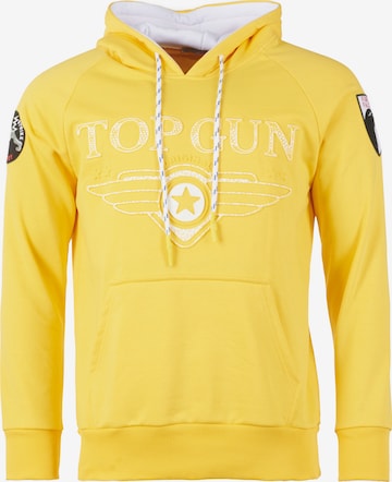 TOP GUN Sweatshirt in Gelb: predná strana