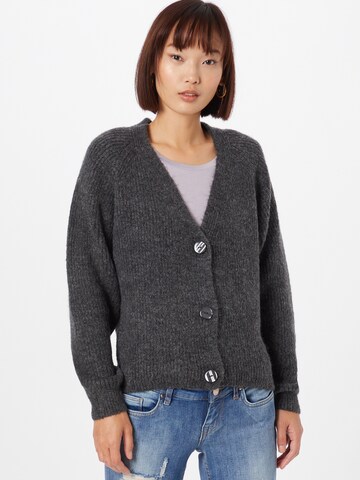 ONLY Knit cardigan 'ELINOR' in Grey: front