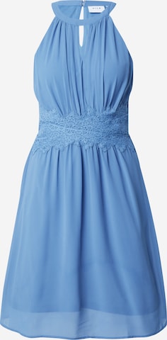 VILA Cocktail Dress 'MILINA' in Blue: front