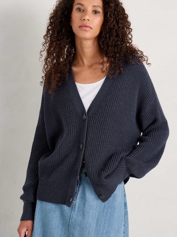 Cardigan 'Winding Creek' Seasalt Cornwall en bleu : devant