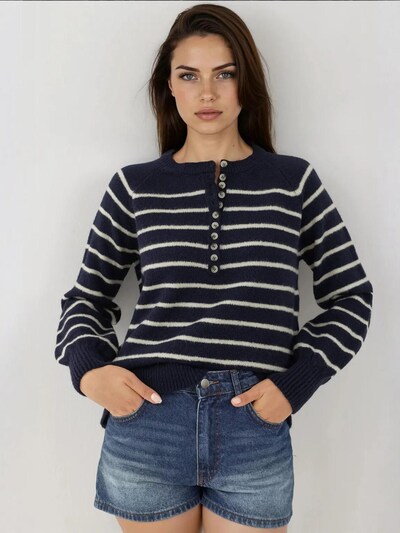 Hiccup Pullover 'Pullover' em S-M em azul noturno, Vista do artigo