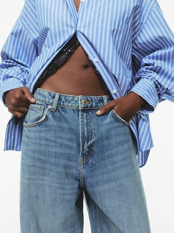 Baggy Jean Pull&Bear en bleu
