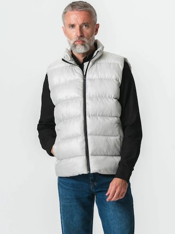 Gilet ' Puffer Vest ' di TEESHOPPEN in beige: frontale