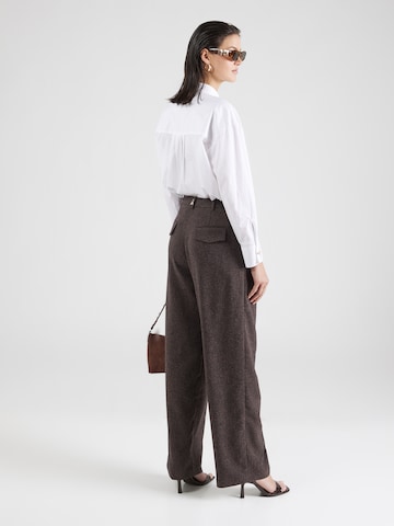 Loosefit Pantalon à plis PATRIZIA PEPE en marron