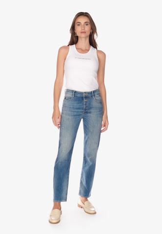 Le Temps Des Cerises Regular Jeans '400/18' in Blau