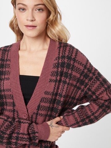 HOLLISTER Knit Cardigan in Red