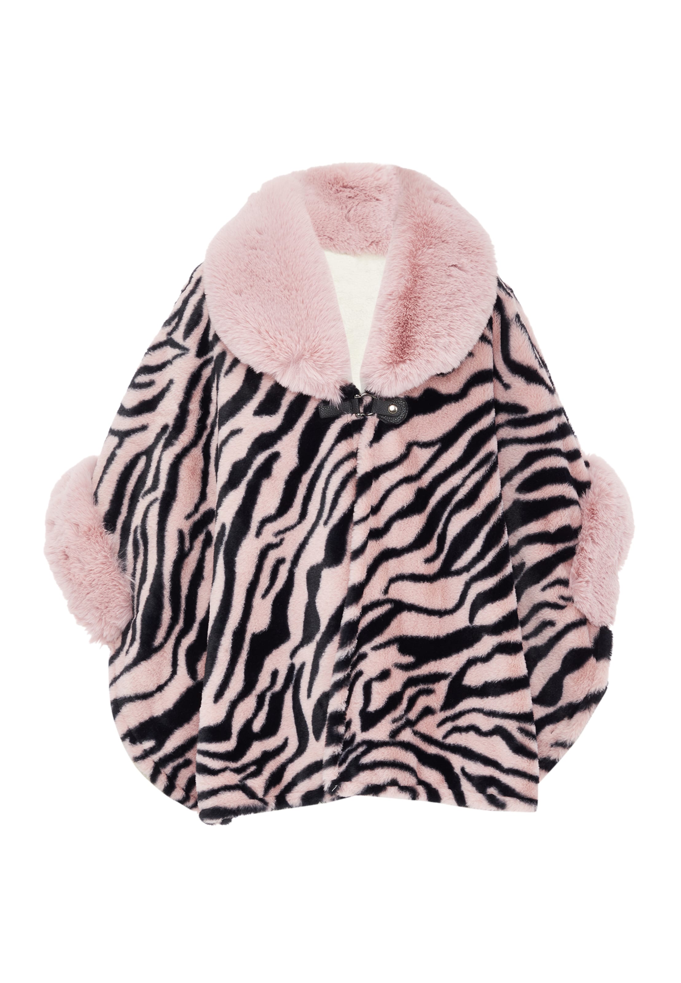 FRAULLY Cape in Pink: front