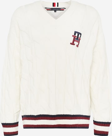 TOMMY HILFIGER Trui in Wit: voorkant