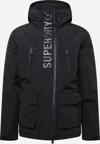 Superdry Funkcionális dzseki 'Ultimate SD' - fekete: elől