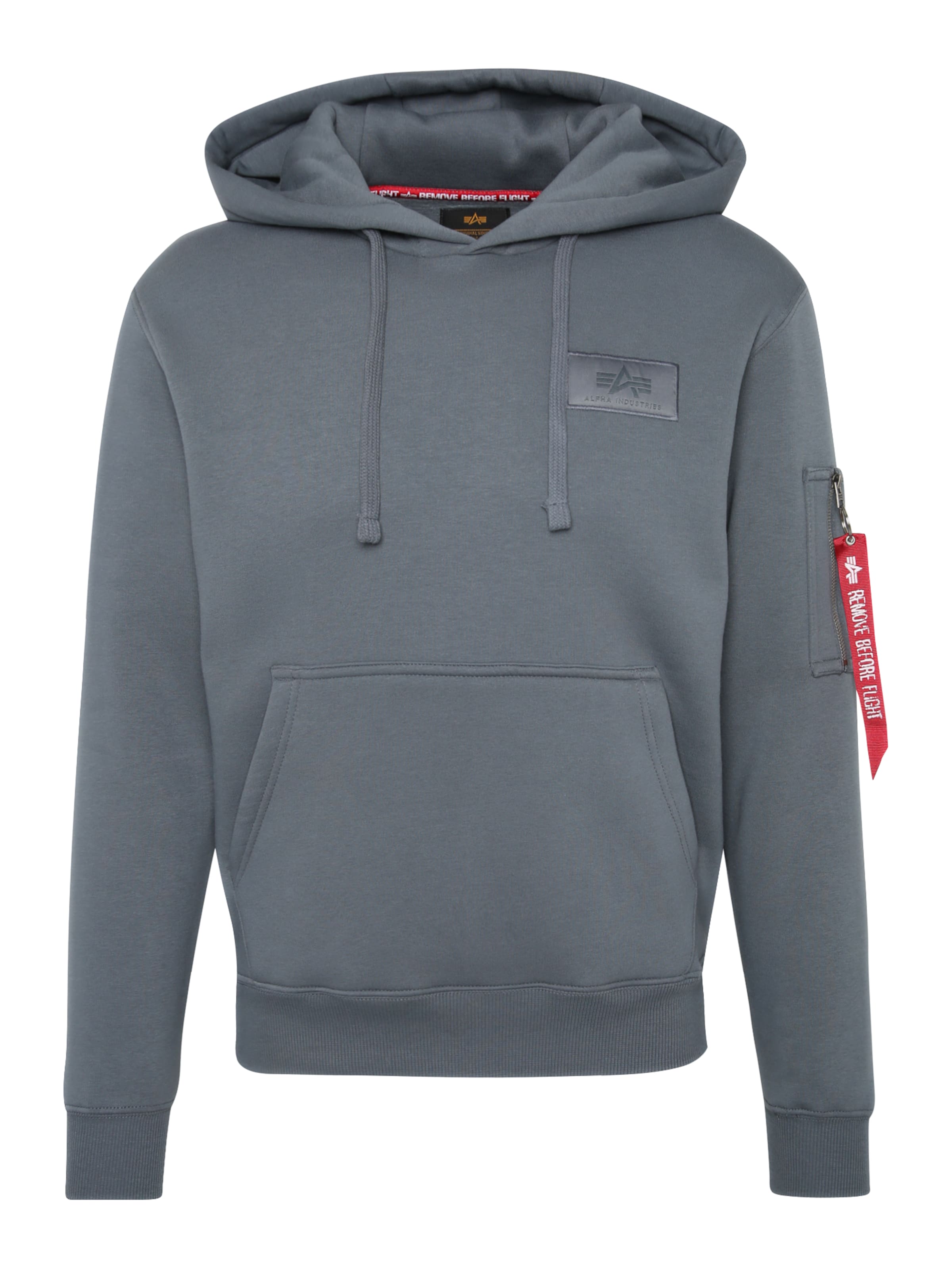 Sweat-shirt ALPHA INDUSTRIES en bleu : devant